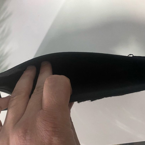 Car CD holder used, attaches to sun visor