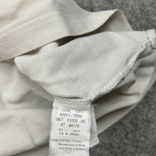 Cerruti 1881 men's polo shirt size L beige cotton like new