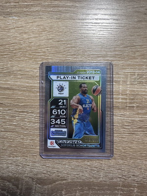 Panini Contenders EuroLeague 2025-26 Sofoklis Schortsanitis Play-In Ticket card like new
