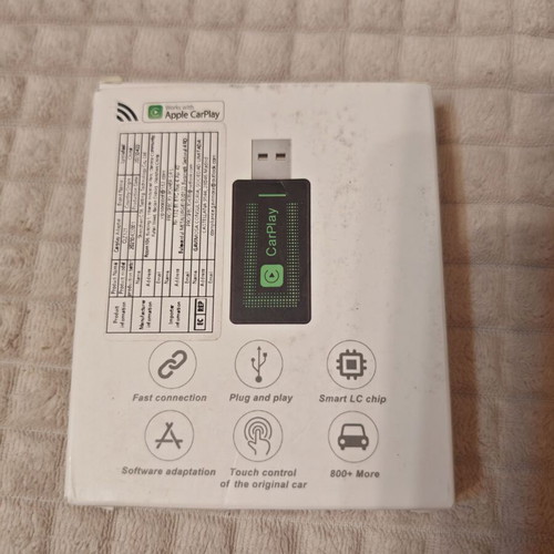 Apple CarPlay Wireless Adapter USB Plug & Play New