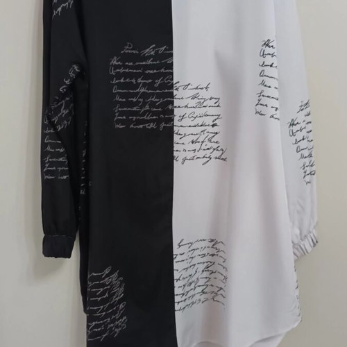 Shirts used, loose fit, black and gray, sizes M and L