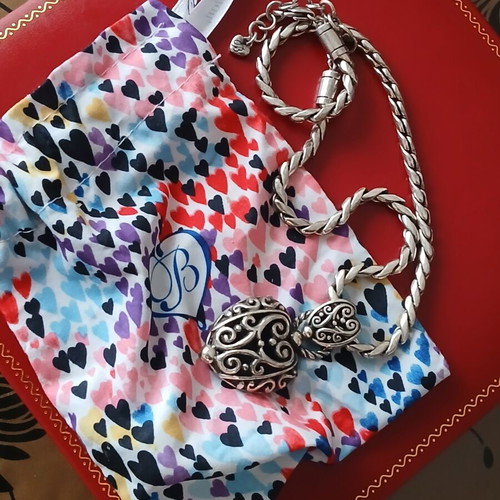 Brighton American necklace, silver plated