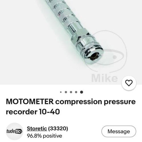 Motometer engine compression tester used