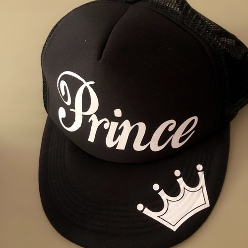 Hat set for couple new, black and white