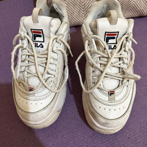 Fila Disruptor platform sneakers, size 37.5