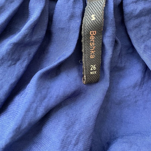 Bershka maxi skirt size S, electric blue, like new