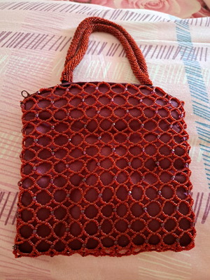 Beaded evening handbag like new
