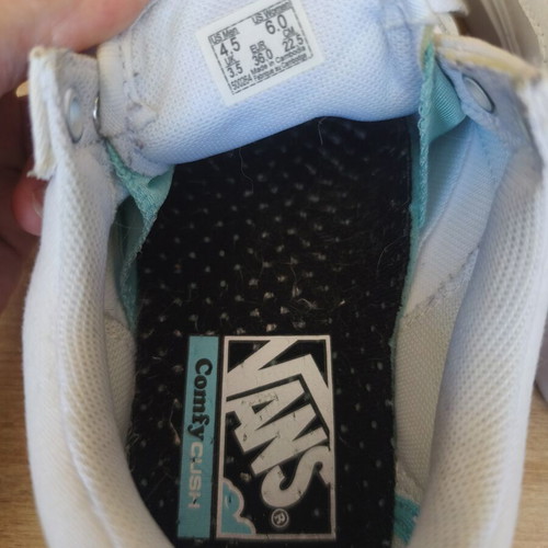 Vans Comfycush Old Skool sneakers, white, size 36