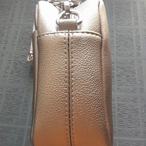 Women's crossbody bag silver, new, spacious and comfortable