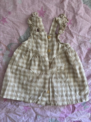 Baby dress H&M light cotton Vichy check for 4-6 months like new