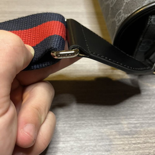 Gucci GG Messenger Bag medium σε μαύρο, σαν καινούργιο