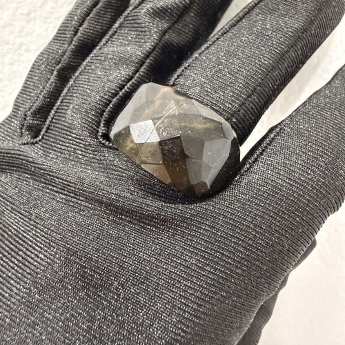 Smoky Quartz Ring made from a single natural stone, new
