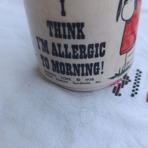 Snoopy mug