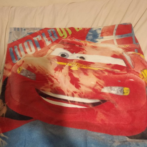 McQueen Disney Cars large children's beach towel, cotton