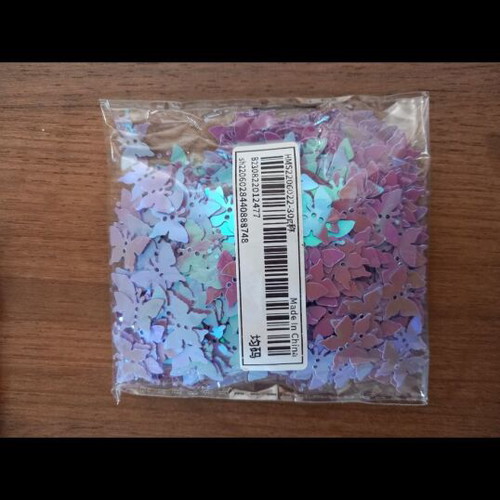 Confetti new in various designs for decoration