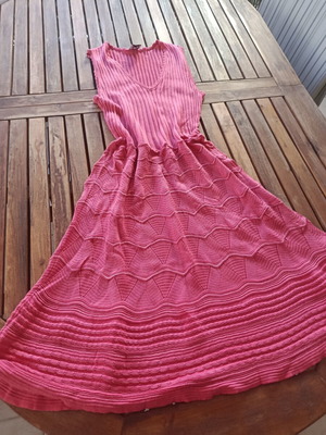 Missoni knit dress with lining size IT 40 like new, pink