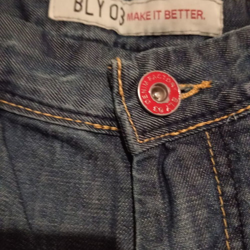 BLY 03 men's bermudas new, size L, 100% cotton, blue