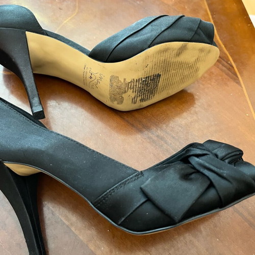 Women's shoes like new size 37.5 with 10 cm heels black
