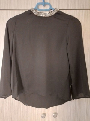 Zara blouse new, black, size XS