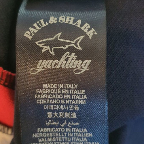 Paul & Shark men's blouse new, size M, blue and red