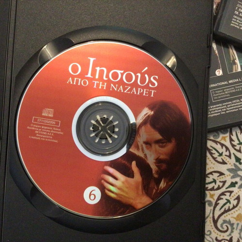 Jesus of Nazareth DVD set like new, parts 5 to 8