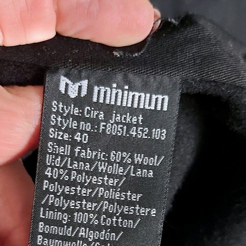 Minimum coat new, military model, black, size L/XL