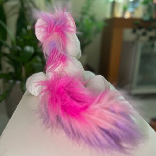 Keel Toys Ponytails White Soft Toy Horse new