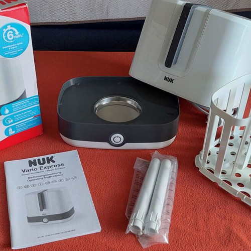 NUK Bottle Sterilizer like new Vario Express, up to 6 bottles