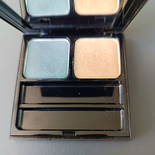 Yves Saint Laurent Ombre Vibration Duo Eye Shadow double used, green and gold
