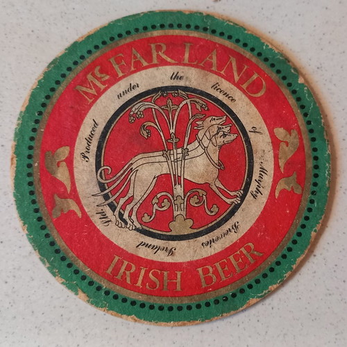 Mc Farland coaster used – Irish Beer