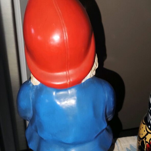 Plastic vintage gnome used
