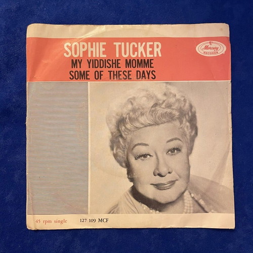 Sophie Tucker 7 Inch Mercury Records Single Used, Folk