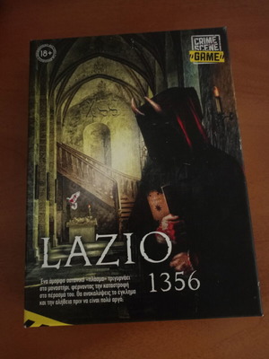 Lazio 1356 Board Game new, cooperative mystery escape