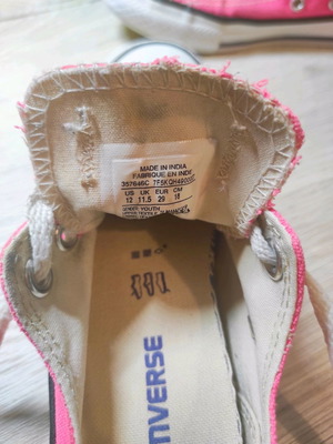 Παπούτσια Converse All Star κορίτσι μεταχειρισμένα No 29 ροζ