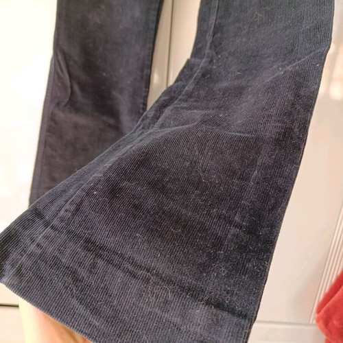 Benetton corduroy pants black straight fit like new