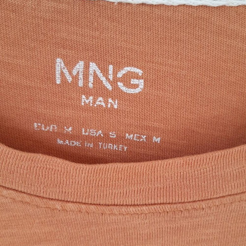 Mango men's tshirt size M like new, orange