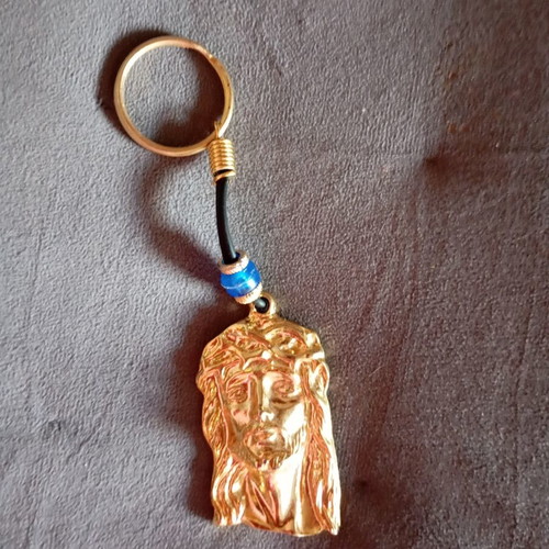 Brudgino keychain new, handmade, 12 inches long, gold color