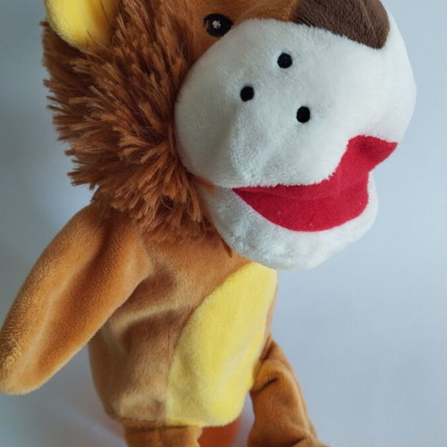 Animal puppets used, pack of 4 dolls for puppet theater