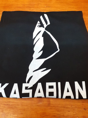 T-shirt Kasabian Eject Festival Athens 2014 used, size small, black