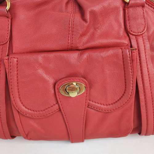 French Connection shoulder bag genuine leather like new coral