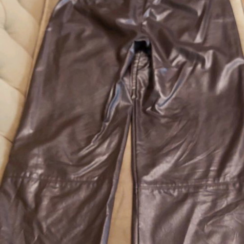 Access leather pants brown medium new