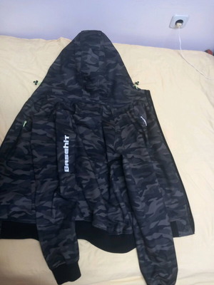 Basehit winter jacket 2XL like new, black khaki