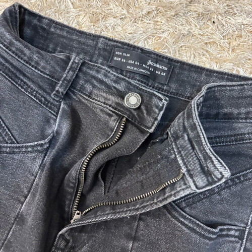 Jean slim fit used, black Stradivarius size S