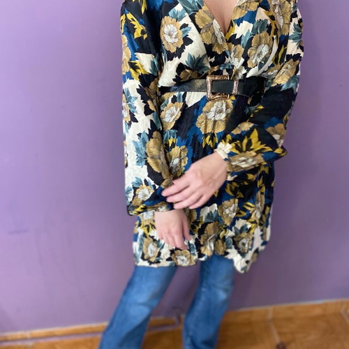Nidodileda floral dress-shirt like new, size S