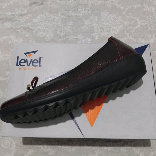 Level Anatomic ballerina shoes size 39 bordeaux leather new