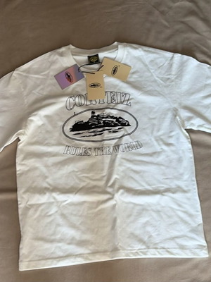 Corteiz White "Rules The World" T-shirt Medium New