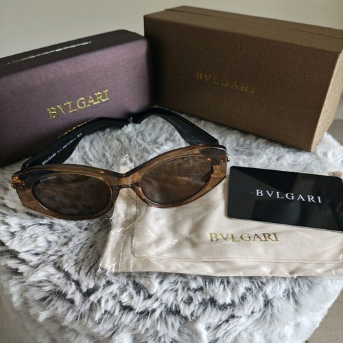 Bulgari Serpenti Forever Oval BV40007I new black and gold sunglasses