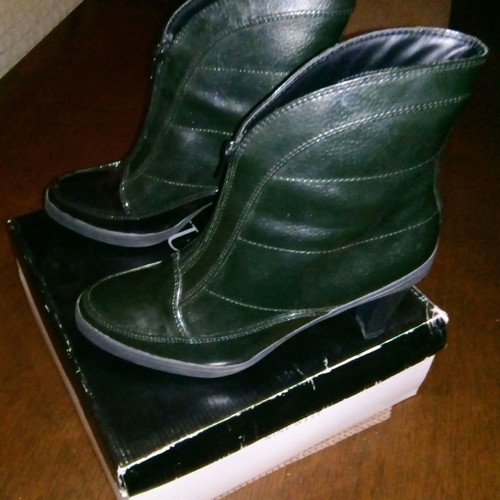 Hunter women's ancle boots used, size 40, iridescent grey