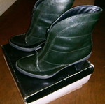 Hunter women's ancle boots used, size 40, iridescent grey