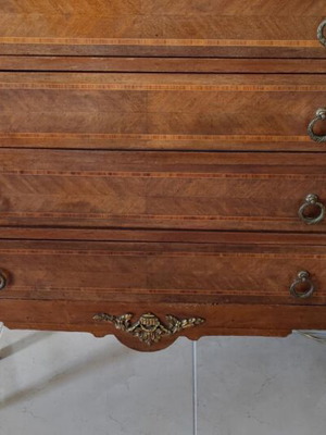 French antique dresser like new with removable marble top
